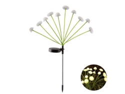 Luces LED solares para exteriores, con forma de seta, medusa o jardín. Resistentes al agua.