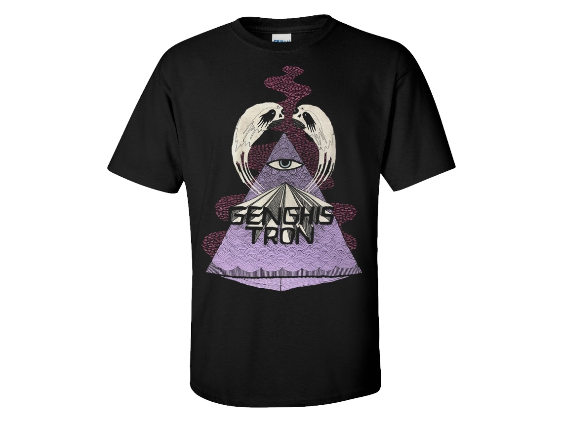 Genghis Tron Pyramid T-shirt Rockinstone Unisex Adults Best Sellers Size:l