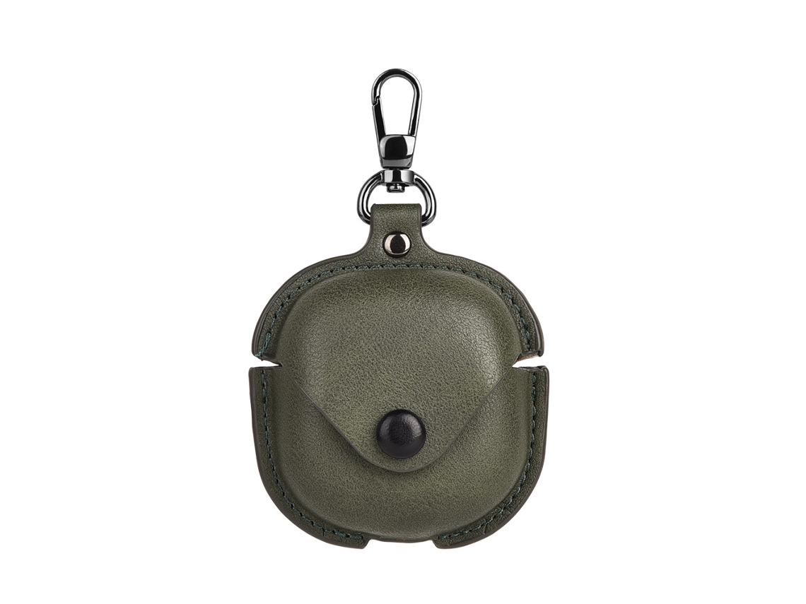 Funda Para Samsung Buds4/4pro, Con Llavero, Carcasa Blanda De Pu (verde) Czhhmart