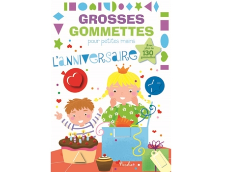 Large Stickers Birthday Party PICCOLIA (2 años)