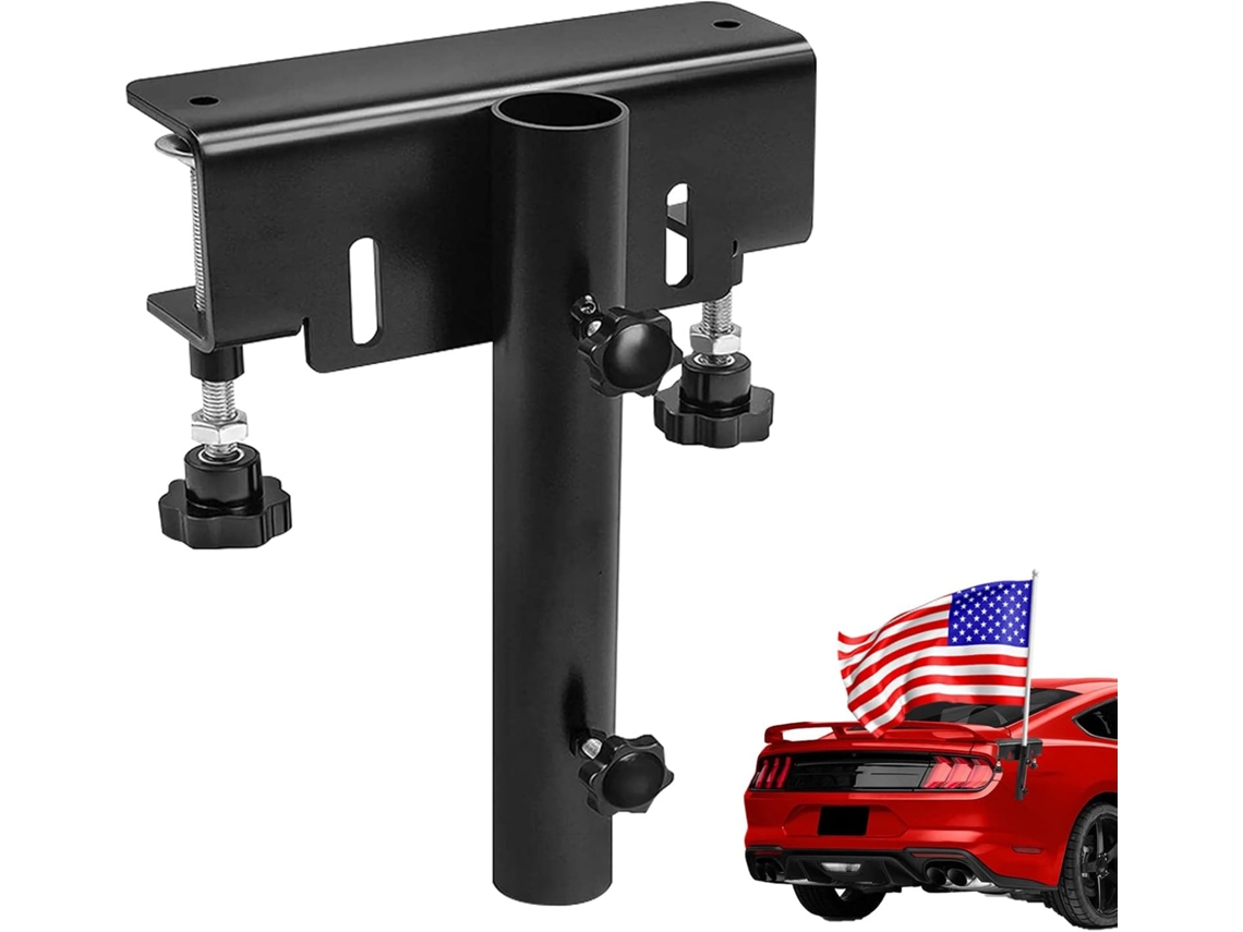 Soporte Para Mástil De Bandera Para Camiones – Bastidor De Plataforma Con 3,1 Cm De Longitud, Fijación Para Remolque,