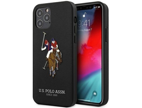 Carcasa iPhone 12 y 12 Pro US POLO Negro