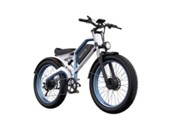 Bicicleta eléctrica Duotts N26, 26 pulgadas, 1500 W, doble motor, 48 V, batería Samsung de 20 Ah