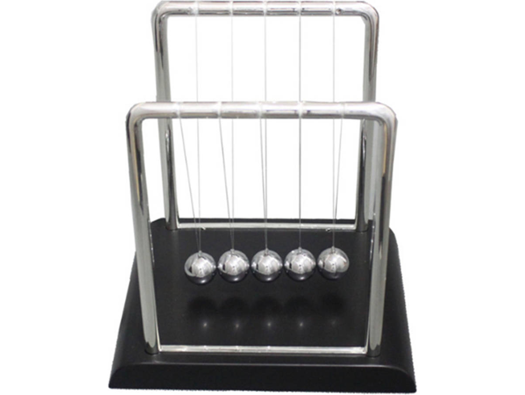 Decoración WJS Pendulo de Newton Acero (Negro)