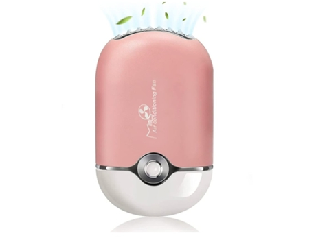 Mini ventilador USB recargable mini ventilador portátil ventilador de refrigeración sin aspas secador de pestañas portátil rosa BISBISOUS