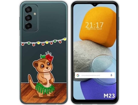 Carcasa para Samsung Galaxy M23 5G TUMUNDOSMARTPHONE Dibujos Transparente Suricata Multicolor