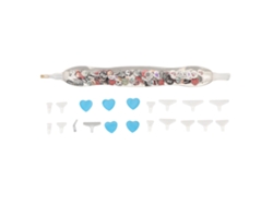 Kit De Bolígrafos De Arte Con Diamantes De Imitación De 6.2 Pulgadas, Resina, Plástico, Colorido, Regalo, Calabaza, Fantasma