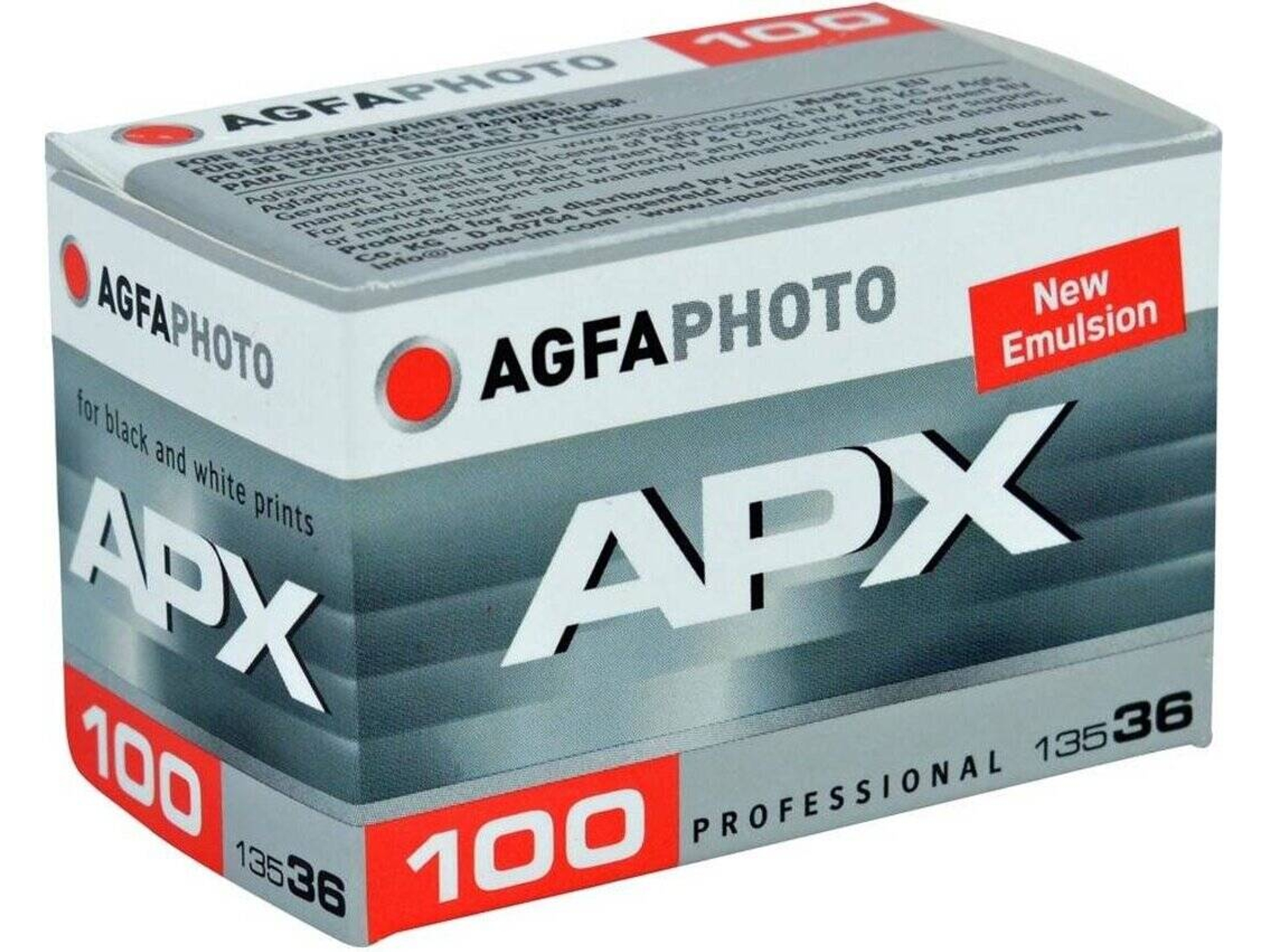 FILME AGFAPHOTO APX 100 PROF  135-36 B/W