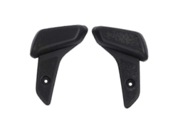 Accesorios Para Scooter Vespa Sprint Primavera 50 125 150: Plataformas Traseras Para Pasajero En Plástico Abs Negro.