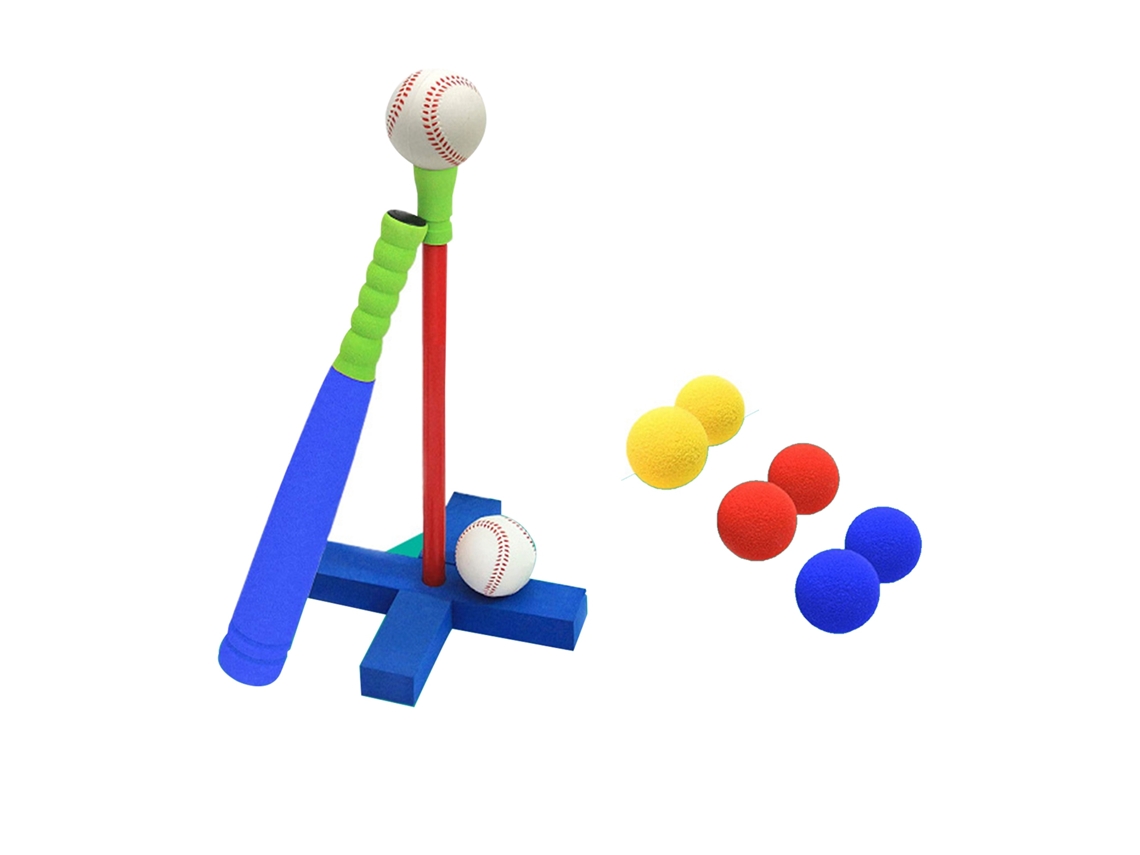 Set De Béisbol Infantil, Juguete De Entrenamiento Suave Y Seguro Para Jardín De Infancia, Ideal Para Uso Al Aire Libre.
