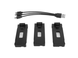 Baterías De Litio Para Drones De 1800 Mah Y 3,7 V, Recargables, Compatibles Con Drones Cuadricópteros: E88, E88pro, E100, E99, K3, K6, E89, P1, P4 Y P5.