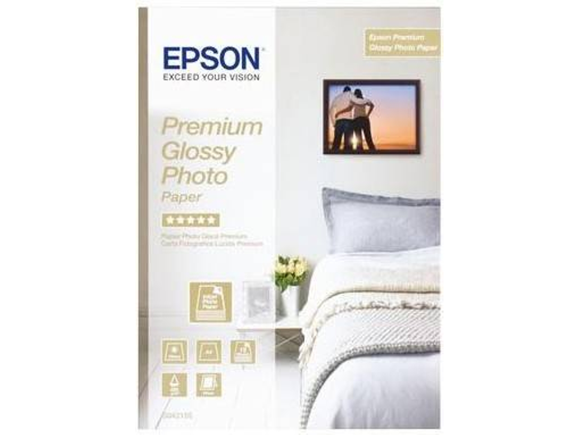 Papel EPSON Prem Glossy A4 15F