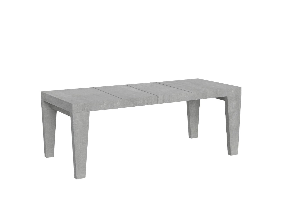 Mesa extensible Spimbo Premium de hormigón 180/440x90 cm Itamoby