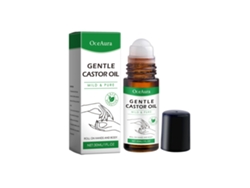 Roll-on de aceite de ricino con aceite esencial