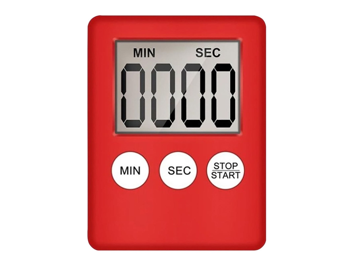 Reloj De Cocina Digital Gran Tamaño Con Pantalla Cristal Líquido, Cronómetro Cocina, Temporizador Cuenta Regresiva Y Despertador Magné...