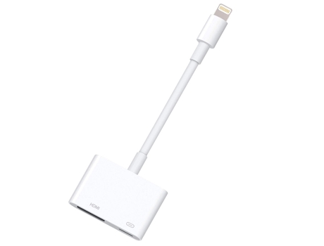 Adaptador Lightning a HDMI con adaptador Lightning Digital AV 1080P, blanco BISBISOUS