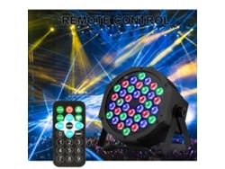 2026-luz De Escenario Par Con 36 Leds Colorida, Control Remoto Y Dmx Para Fiesta Hogar Ktv Disco Dj Club Bar