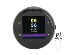 Reproductor Mp3 Bluetooth 4.2 Sonido Sin Pérdidas Pantalla De 1,54 Pulgadas Botón Táctil Reproductor De Música Portátil Negro