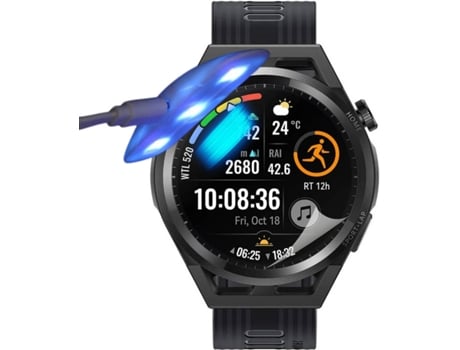 Kit de 4 Protectores de Pantalla Hidrogel para Huawei Watch GT Runner Flexshield con Lámpara UV