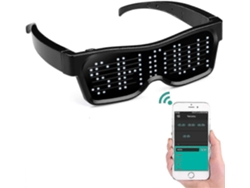 Gafas LED con aplicación Bluetooth conectadas DIY Funky