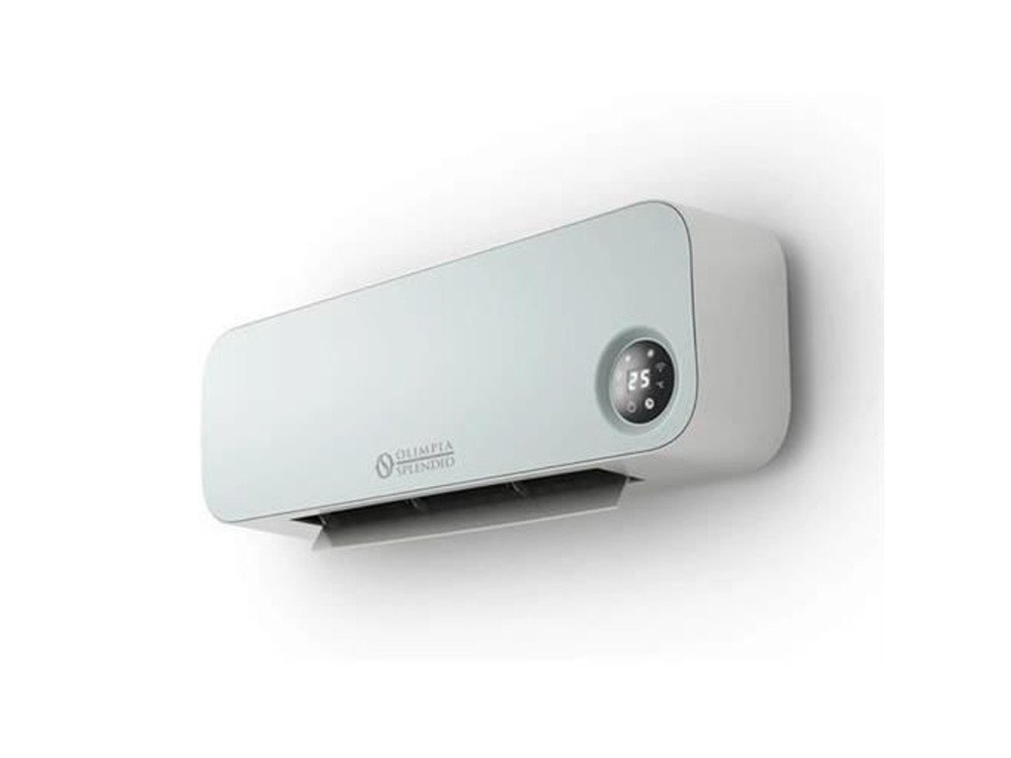 Calentador de agua eléctrico cerámico Olimpia Splendid Caldo Sky G Wifi 2000 W Verde