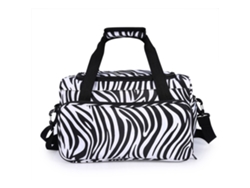 Bolsa Portátil Para Herramientas De Peluquería Con Rayas Zebra, Estuche Para Tijeras Y Peines, Bolso De Salón