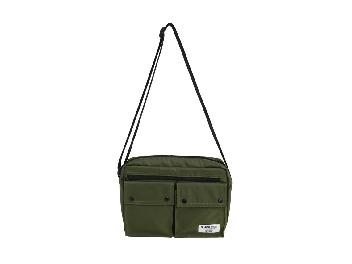 Bolso Bandolera Informal De Estilo Retro, Unisex, De Nailon, Estilo Hip Hop Moderno, Verde.