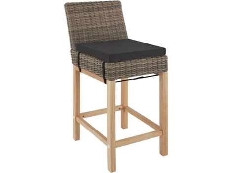 Silla de bar de ratán Latina