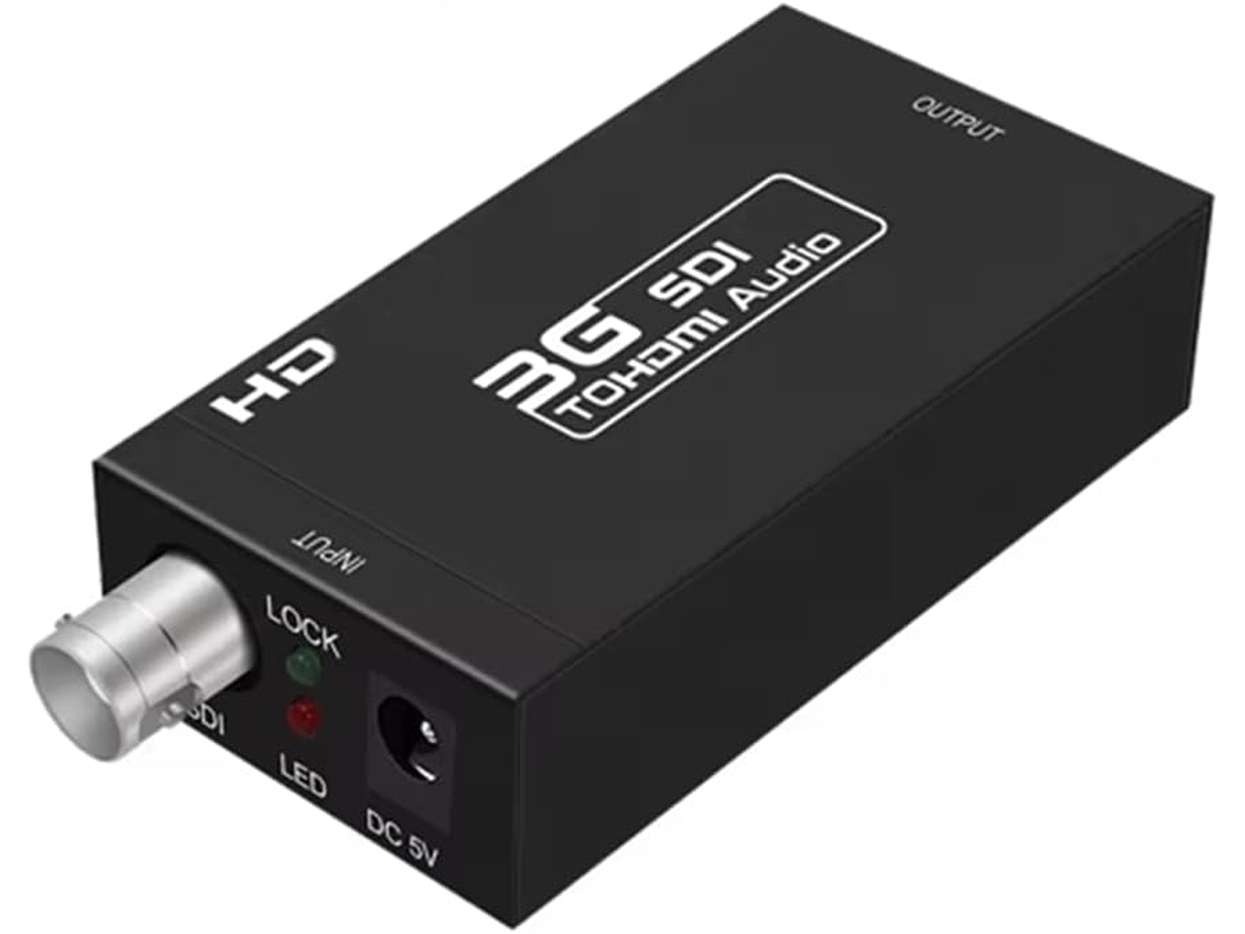Para El Convertidor Compatible Con Sdi A Hdtv, Adaptador Bnc Hd 3g Dc 5v 1a Con Enchufe Europeo Para Vídeo.
