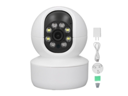 Cámara De Seguridad Inalámbrica Wifi Inteligente Con Visión Nocturna De 2 Mp Y 1080p Con Audio Bidireccional Y Función Ptz Para El Hogar.