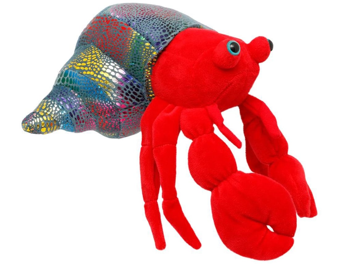 Peluche WILD PLANET Cangrejo Ermitaño (27 x 27 x 11 cm - Poliéster)
