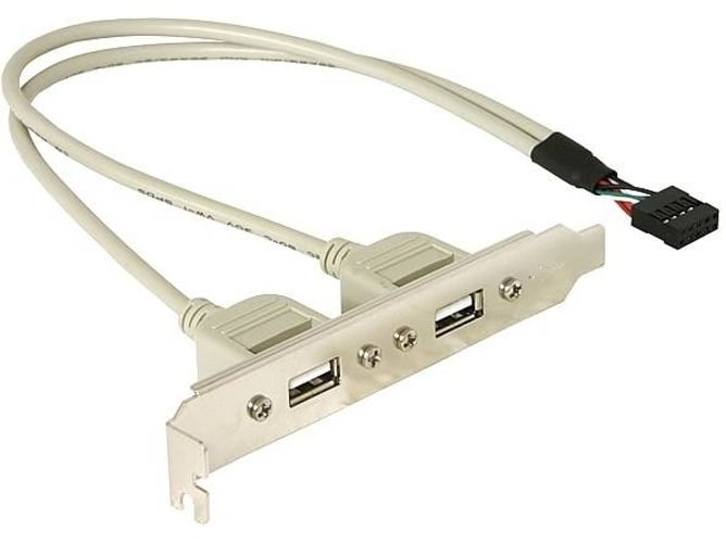Cable USB DELOCK USB A 0.3 m Blanco