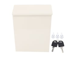 Ats-buzón Colgante Con Cerradura Estilo Vintage De Metal Para Hogar, Buzón Seguro, Caja De Sugerencias, Caja De Donaciones