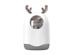 Mini Humidificador Usb Portátil, Silencioso, Con Forma De Animalito, Para Escritorio, Dormitorio, Oficina, Blanco.