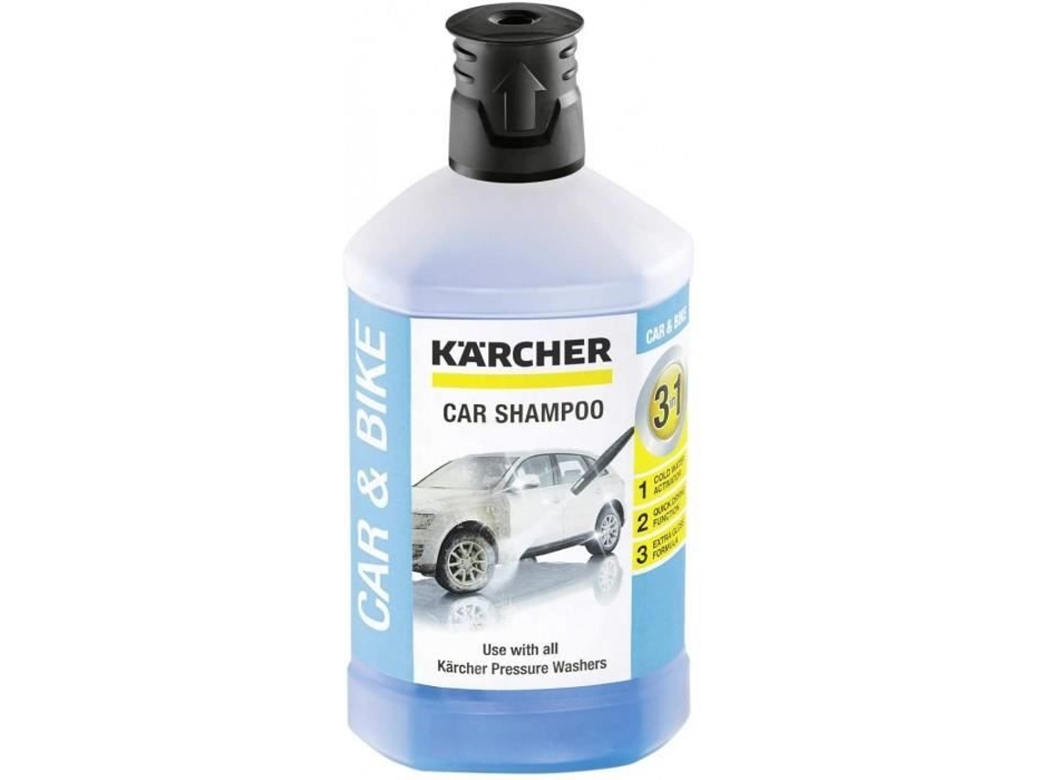 Champú Automotriz 3 en 1 para Hidrolimpiadora Kärcher Botella 1L. 62957500 KARKER KÄRCHER