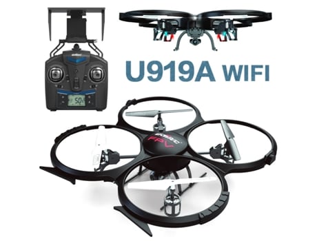 Drone UDI U919A (HD - Autonomía: Hasta 10 min - Negro)