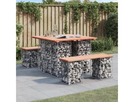 Banco De Jardín VIDAXL Marrón Madera (100x102x72 cm)