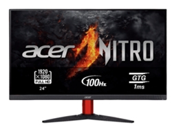 Monitor Gaming ACER Nitro KG242YEbmiix (23.8'' - Full HD - 1 ms - 100 Hz)