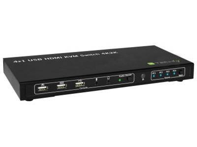 Adaptador TECHLY 4x1 USB HDMI KVM Switch 4Kx2K IDATA KVM-HDMI4U