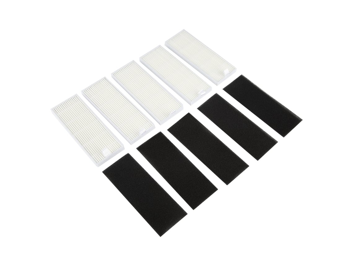 5 Filtros Hepa Para Aspiradora Robot Ecovas Ilife A4s A6 A4 A40 A8 Dn621 X620