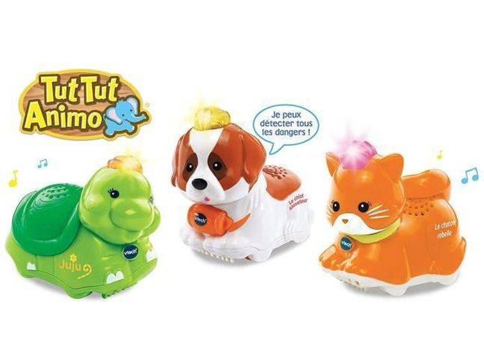 Figura VTECH Tortuga, San Bernardo y Gato