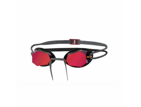 Gafas de Natación ZOGGS Diamond Mirror Negro Rojo Talla única