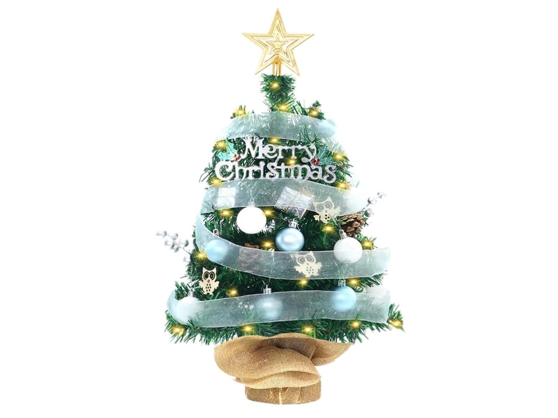 Mini Árbol De Navidad Iluminado De 18/24 Pulgadas, Luces Decorativas De Mesa Para Navidad