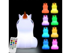 Luz nocturna grande de unicornio para niños. Luz nocturna para dormitorio. Luz nocturna Rosewell Companion.