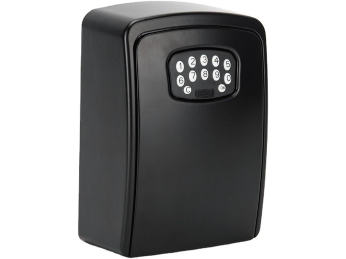 Caja Fuerte Tuya Pequeña De Pared Con Gran Capacidad, Caja Para Llaves, Seguridad Inteligente Para El Hogar.