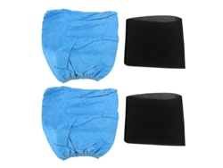 Filtros de bolsa de espuma para aspiradoras Karcher Mv1 WD1 WD2 (4 unidades)