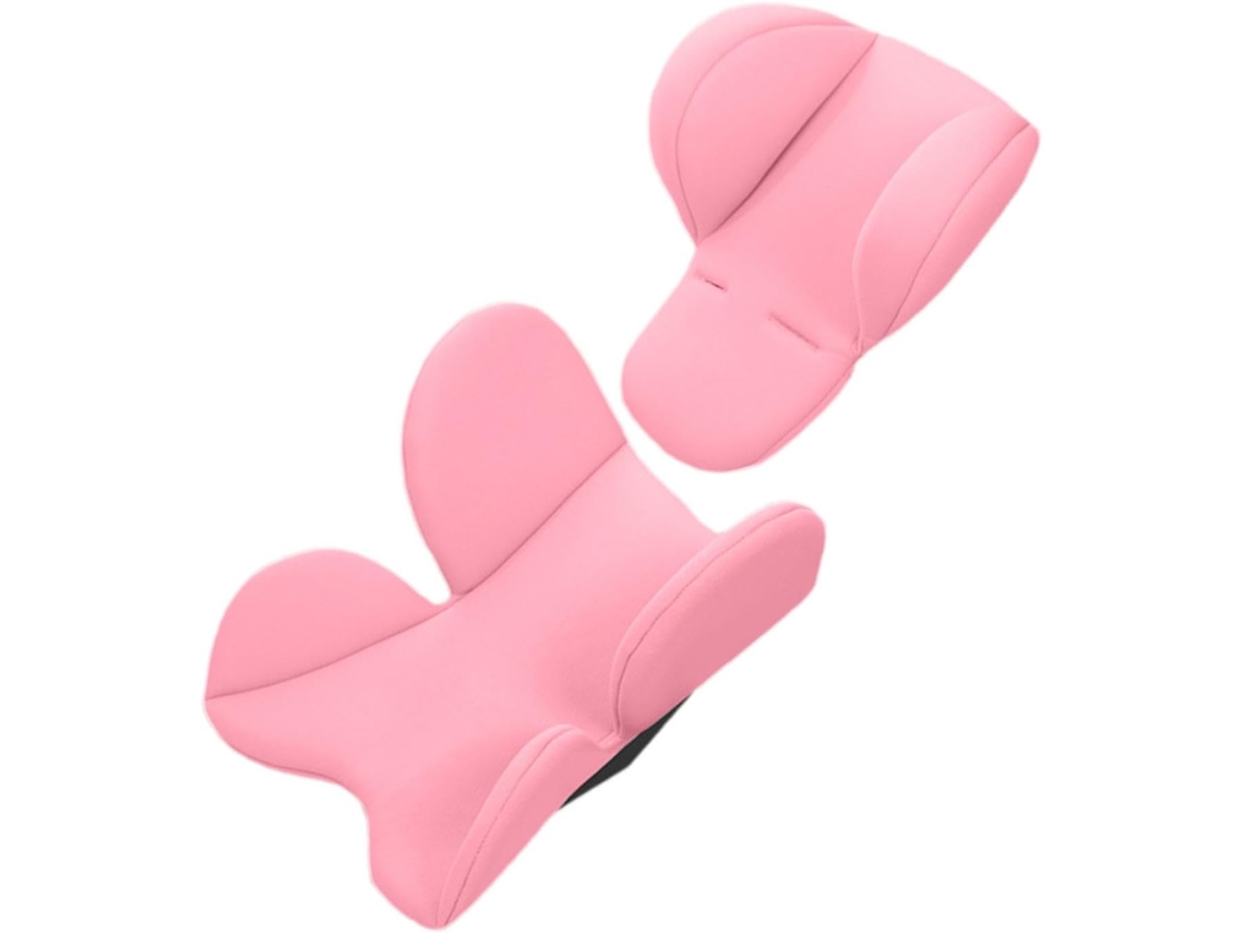 Cojín para cochecito de bebé Digitallab transpirable con protección para el cuello (rosa)