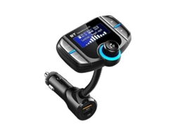 Receptores FM para coche con pantalla de 1,7 pulgadas y transmisores Rosewell