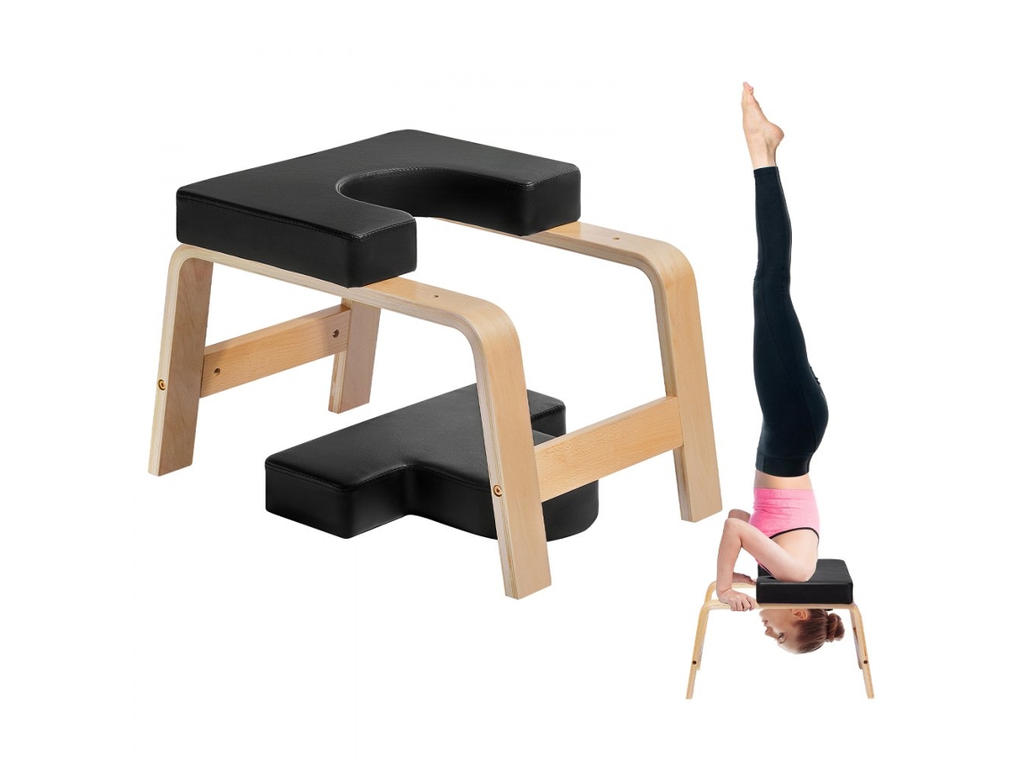 Equipo de yoga con banco de inversión, silla de apoyo y equipo de entrenamiento de cabeza Tekmaquinas