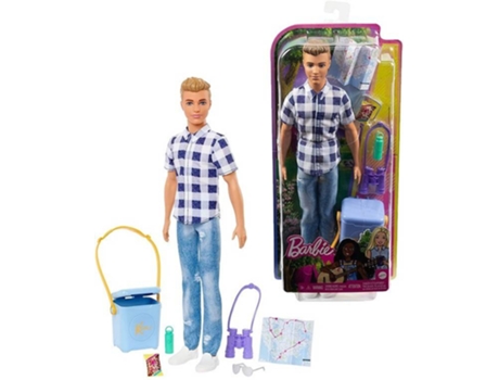 Muñeca BARBIE Barbie Vamos De Camping! Ken De Camping (Edad Mínima: 3 Años)